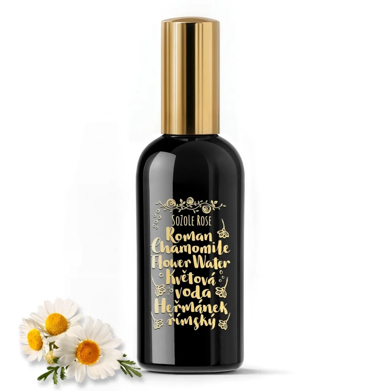 Květová voda Heřmánek římský v rozprašovači SoZoLe Rose sx 100ml
